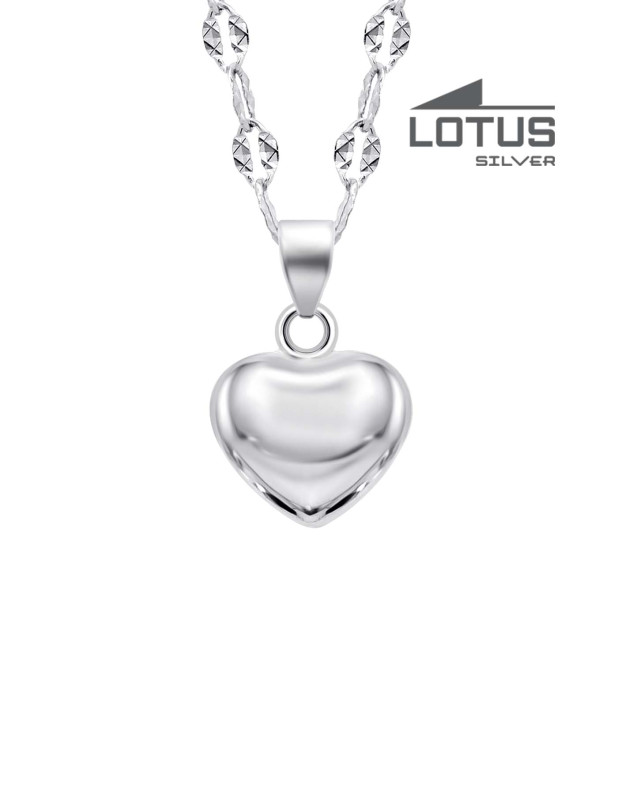 LOTUS SILVER NECKLACE